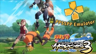 Naruto Shippuden Ultimate Ninja Heroes 3  PPSSPP Emulator [upl. by Cotsen]