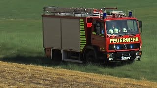 Einsatzfahrt im Gelände Tanklöschfahrzeug 2 TLF 2024 der Feuerwehr Lappersdorf [upl. by Lekar]