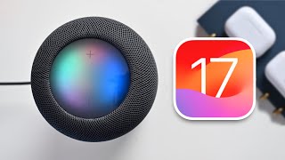 New features for HomePod amp HomePod mini with Update 17 amp 171 [upl. by Atirat]