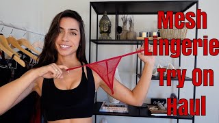 Seethrough lingerie tryon haul with Emilia transparenthaul tryonhaul2023 lingerie Vid001 [upl. by Joice]