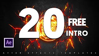 20 Free After Effects Intro Templates [upl. by Naitsirk]