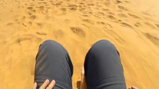 Sandboarding at Desert Nights Camp  Oman [upl. by Neema483]