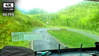 KSRTC Bus Ride Gavi Forest Road Kerala India 🔥 NH 183A 🔥 Kumily to Pathanamthitta 🔥 4K  60 FPS [upl. by Adnaral]