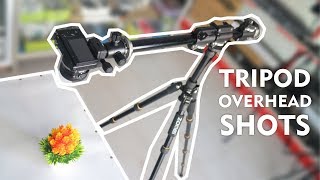 Aksesoris Tripod Ballhead Biar Bisa Overhead Shots Tripod Unboxing Flat Lay Food Photo [upl. by Inatirb]