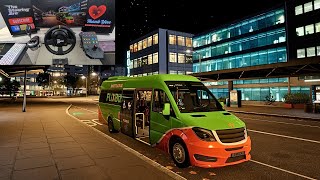 Minibus Driving  MercedesBenz Passenger Van  Fernbus Simulator  Thrustmaster TX Gameplay [upl. by Rovert]