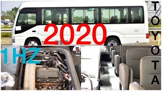 Toyota coaster 2020 Engine sound and interior amp Exterior view [upl. by Eimot]