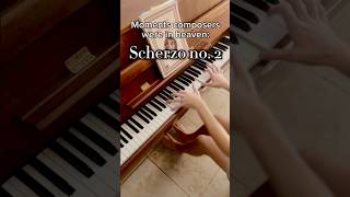 Chopin  Scherzo no 2 piano chopin music scherzo heaven ballade nocturne classicalmusic [upl. by Jahn]