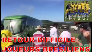 La population brésilienne réserve une mauvaise surprise aux joueurs de retour de la coupe du monde [upl. by Fryd16]