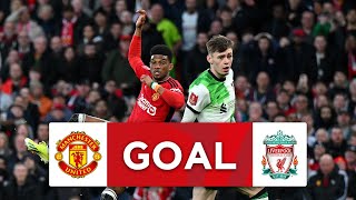 Amad Diallo LATE Winner  Manchester United 43 Liverpool  Quarterfinal  Emirates FA Cup 202324 [upl. by Giavani]