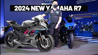 NEW LOOK 2024 YAMAHA R7 OFFICIALLY RELEASED [upl. by Ellerahs86]