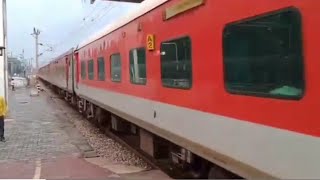 12875 NEELANCHAL SUPERFAST EXPRESS PURI  ANVT ARRIVING AT ETAWAH JN ⚡🚉⚡ [upl. by Child]