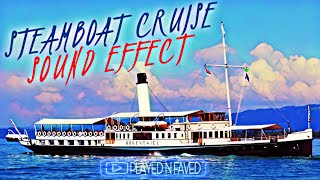 Steamboat Cruise Sound Effect  Steam Boat Motor Engine Ambience Noise  No Copyright [upl. by Alliuqaj37]