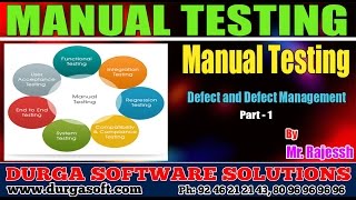 Manual Testing  Defect and Defect Management Part  1 by Rajessh [upl. by Aldwin19]