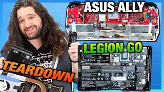 Tearing Down the Lenovo Legion Go Cooling Comparison vs ASUS ROG Ally amp Steam Deck [upl. by Haiel696]