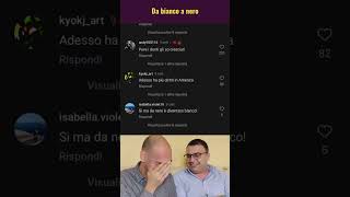 Gesu bianco e nero miracolo commenti memes videodivertenti commedia memeita perte short [upl. by Nelia]