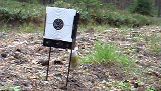 Airgun QB78 PCP 45mm distance 50m [upl. by Burchett]