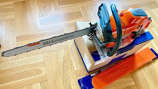 Husqvarna 592 XP Unboxing si Prezentare [upl. by Kafka733]