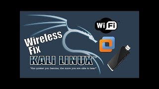 Kali Linux wifi not working fix 2018 [upl. by Harcourt]