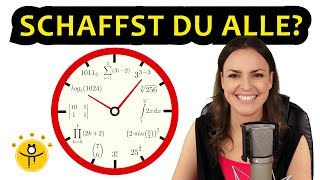 Schaffst du ALLE – Dann bist DU ein Mathe Nerd 🤓 [upl. by Ettelimay]