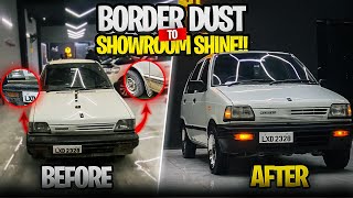 DIRTY TO SPOTLESS 1997 Mehran After EPIC 3500km Lahore to China Border Road Trip [upl. by Poppas]