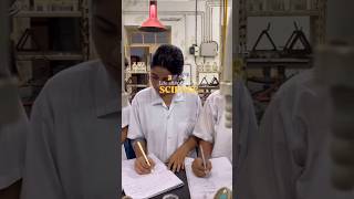 Chemistry Practical 🧪 sciencelab sciencestudentchemistrylab concentration h2so4 lamp flask [upl. by Mook]