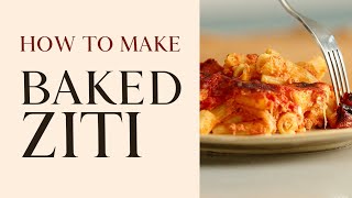 How to make baked ziti [upl. by Aillicirp]