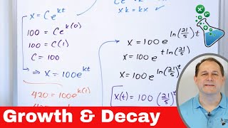 Exponential Growth and Decay in Calculus [upl. by Kaye]