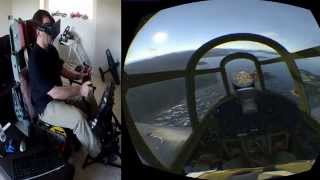 War Thunder in Native Oculus Rift Mode with Max Flight Stick [upl. by Strephon]