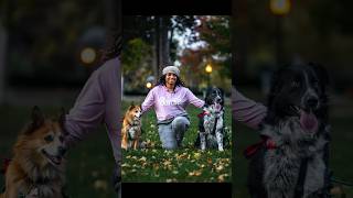 Bluey and Zimba Border Collies  Street Photography streetphotography dogphotography portrait [upl. by Gargan672]