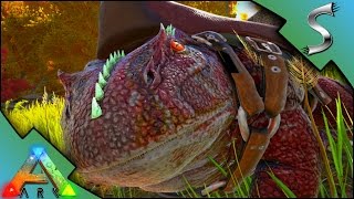 FROG TAMING amp THE HUNT FOR CEMENTING PASTE  Ark Survival Evolved S3E7 [upl. by Aranahs430]