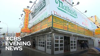 A look at the history of Nathans Famous hot dogs [upl. by Nnauol]