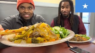 Hadhwanag Somali Restaurant  Lamb Leg 🐑 Endless Somali Rice 🍚 Columbus Ohio 🇸🇴 🇸🇴 🇸🇴 [upl. by Blake]