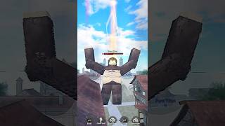 Shifting into Beast Titan in Titan Warefare roblox attackontitanedit [upl. by Nikos]