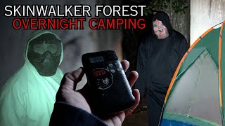 TERRIFYING Tent Camping in Skinwalker Forest  Something Was Watching Us [upl. by Nalorac]