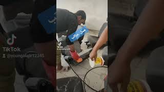 Hilux polishing and mattress washing تلميع هايلكس غسل مراتب [upl. by Granville]