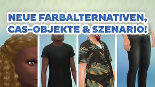 Neue Farbalternativen KLAMOTTEN amp Szenario  ShortNews  simsblogde [upl. by Kobylak]