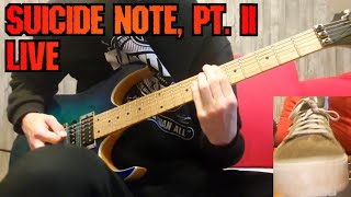 Suicide Note pt II  Live Pantera Guitar Cover [upl. by Cornela]