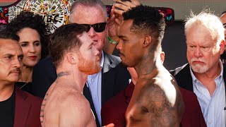 THE FULL CANELO ALVAREZ VS JERMALL CHARLO WEIGH INS amp FACE OFF CANELO amp CHARLO RIPPED AF [upl. by Tillinger967]