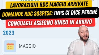 🎉 REDDITO DI CITTADINANZA MAGGIO lavorazioni arrivate Domande sospese conguagli in arrivo [upl. by Aihsirt]