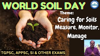 WORLD SOIL DAY ప్రాధాన్యత లక్ష్యాలు  GROUPS  SSC  RRB  mastersonline [upl. by Verge266]