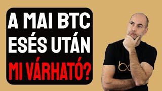 A MAI BITCOIN ESÉS UTÁN MI VÁRHATÓ Részletek [upl. by Eahs]