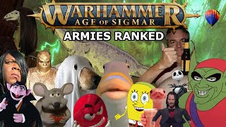 Ranking Every Army in Warhammer Age of Sigmar [upl. by Melesa]