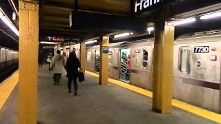 MTA New York City Subway Woodlawn Bound R142AS 4 Express Train  Franklin Avenue [upl. by Doig]