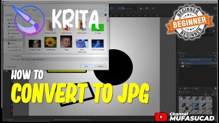 How To Convert Krita To Jpg [upl. by Paynter]