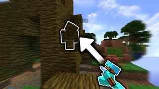 I AM WOOD Minecraft HYPIXEL SKYWARS TROLLING I AM STONE CHALLENGE [upl. by Lewison]