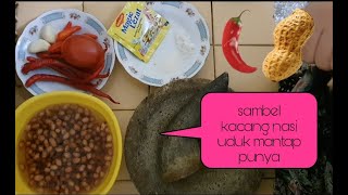 Cara memasak sambel kacang nasi uduk [upl. by Brindell]