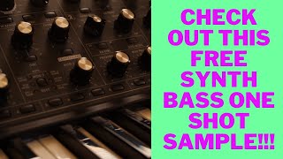 Sample this Synth Bass one shot that was made with SynthMaster 2 [upl. by Argella666]