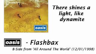 Oasis  Flashbax HQ Audio  Lyrics [upl. by Bui77]