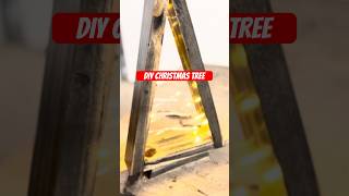 DIY Wood Christmas Tree  with lights diy homeimprovement homedecor homerenovationtips [upl. by Can]