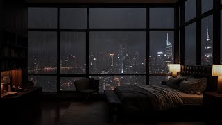 🌦️The Sound of Rain Covers a Luxury Apartment in NY City  Rain Sound for Sleep Relaxing [upl. by Bernardi]